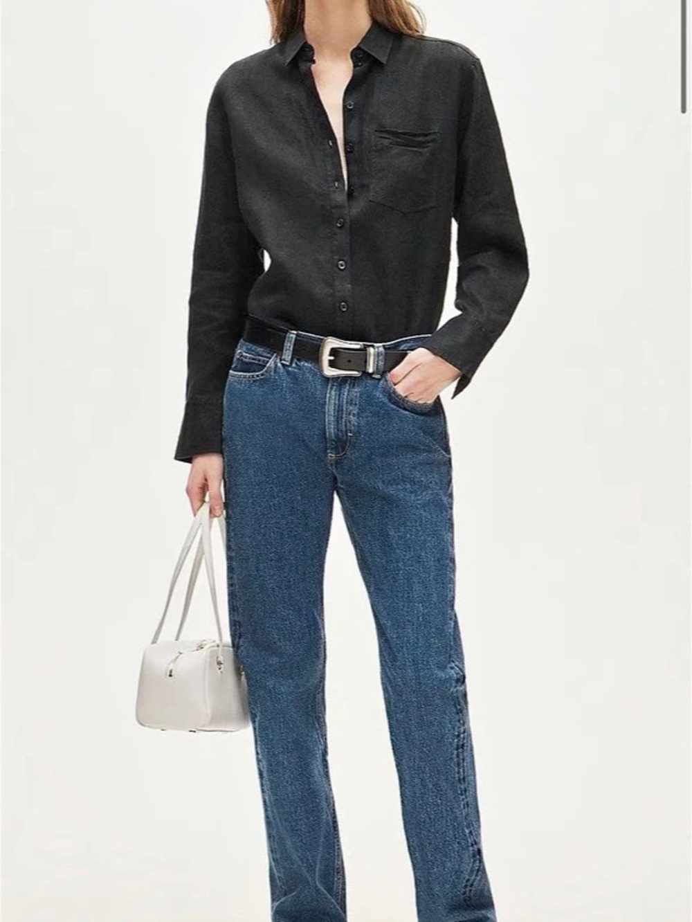 Garçon classic button-up shirt in Baird McNutt Irish linen